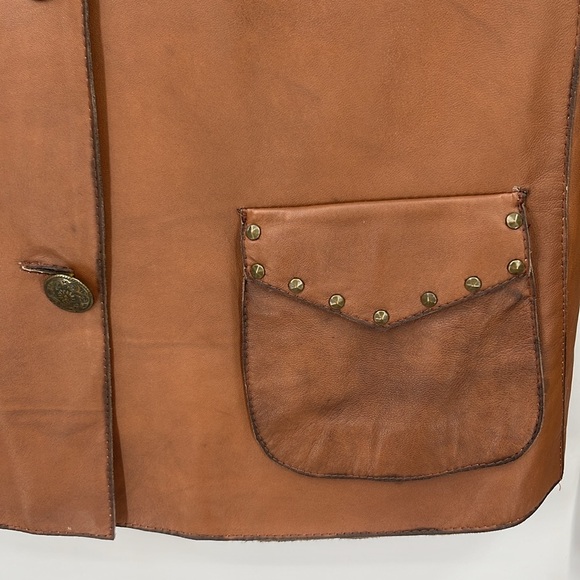 Vintage Vera Pelle Western Leather Jacket - Picture 3 of 7